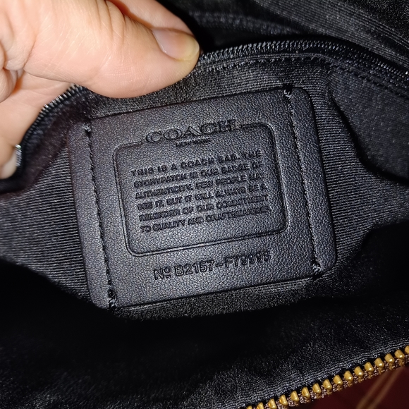 New Coach Prairie Satchel In Signature Canvas Brown/Black Style B2157- F79998 - Picture 9 of 16